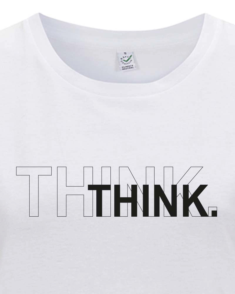 shirt | think | white